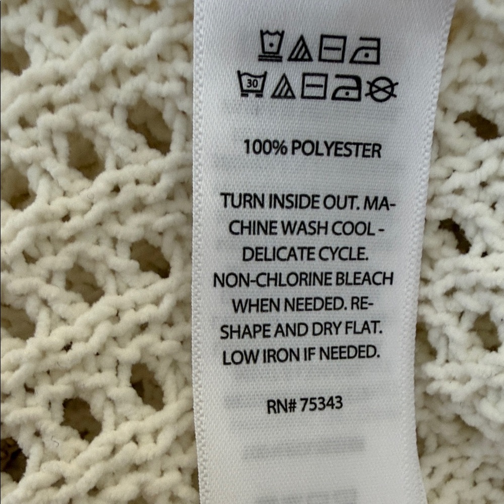 Nicole Miller White Hooded Cardigan - Picture 5 of 5